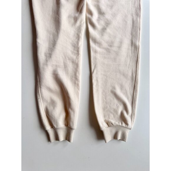 HEARTLOOM Ivory Cotton Terrry Sweatshirt Jogger Sweatsuit Set, Size XS/S - Picture 8 of 11